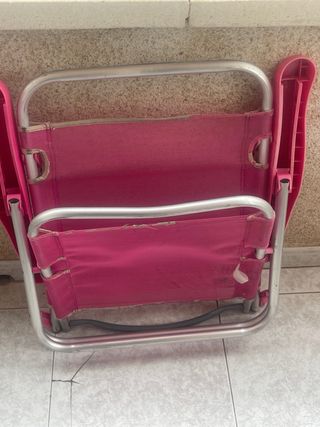 Lote 2 Sillas Playa Plegables y sombrilla