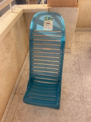 Lote 2 Sillas Playa Plegables y sombrilla