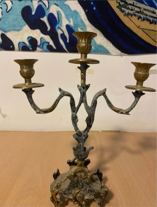 Candelabros de Bronce y Cobre
