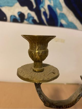 Candelabros de Bronce y Cobre