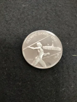Moneda de Plata Samoa 10 Tala, 1991