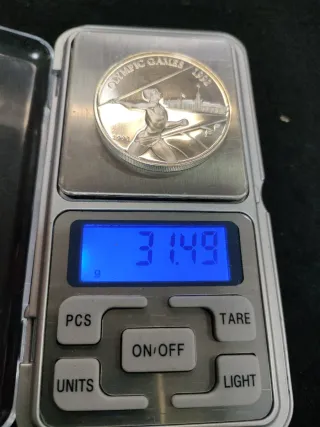 Moneda de Plata Samoa 10 Tala, 1991