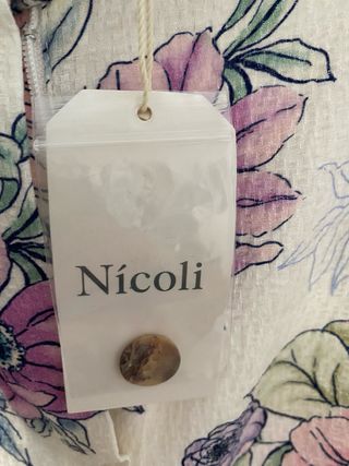 Pantalón Nicoli Flores Talla 32