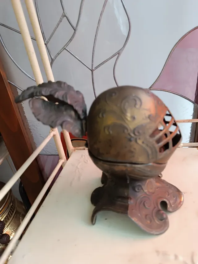 Tintero / Joyero Metal Medieval