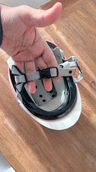Casco equitación rosa niños talla S