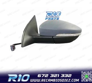 ESPEJO RETROVISOR IZQ VOLKSWAGEN SCIROCCO 08-14 6 PIN