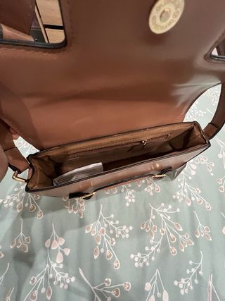 Borsetta donna marrone con fibbie