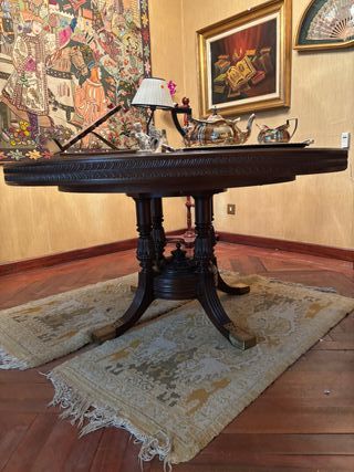 Mesa Valenti extensible madera y metal