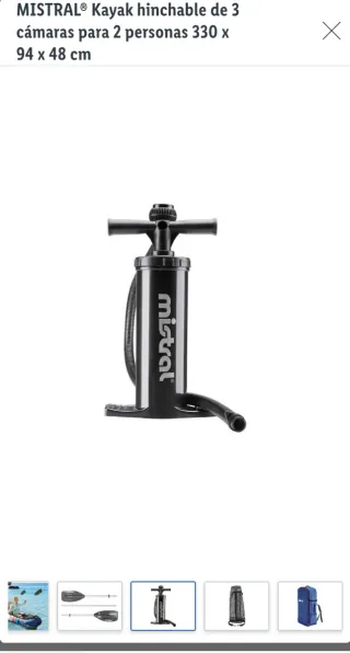 Kayak hinchable Mistral para reparar