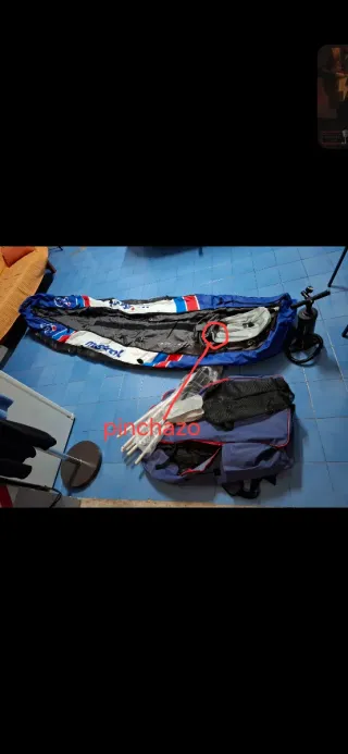 Kayak hinchable Mistral para reparar