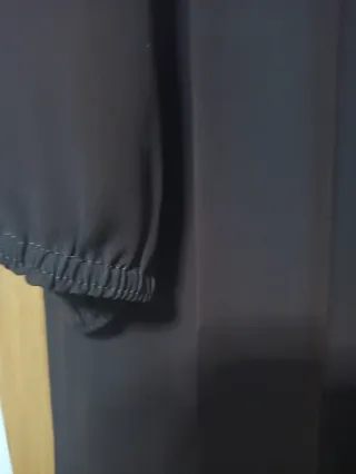 Blusón mujer marrón fiesta lentejuelas