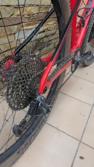 Bicicleta Trek Supercaliber Roja