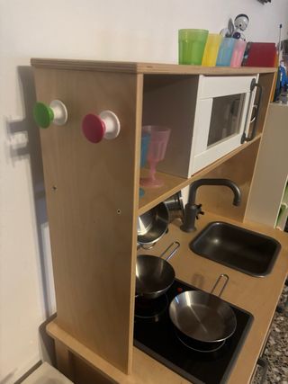 Cocinita IKEA de madera