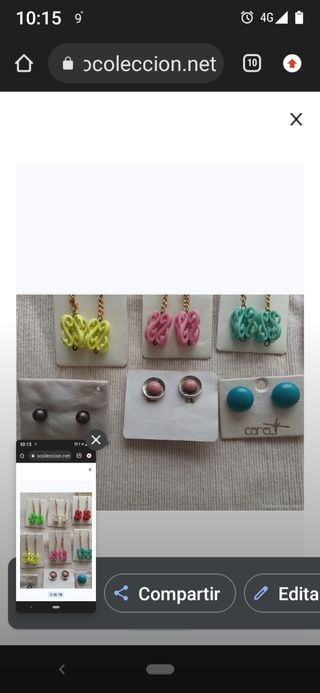 Lote 26 pendientes vintage