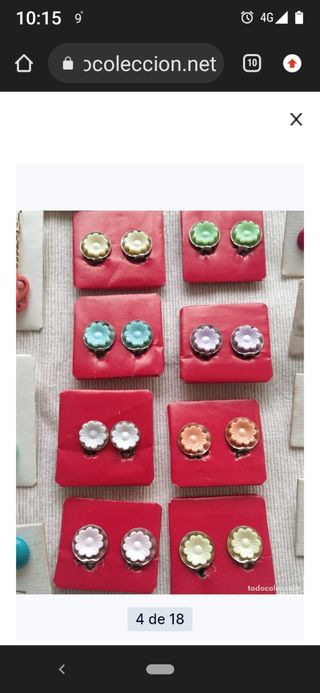 Lote 26 pendientes vintage