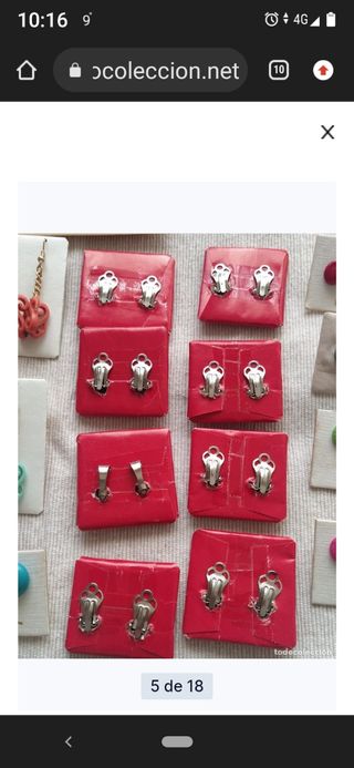 Lote 26 pendientes vintage