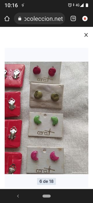 Lote 26 pendientes vintage