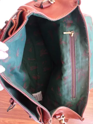 Maletín piel rosa de los vientos grabada