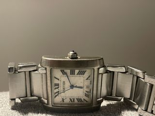 Reloj Cartier Tank Acero-ver descripción completa