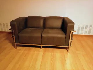 Conjunto Sofás Piel 3+2+1 Diseño Vintage