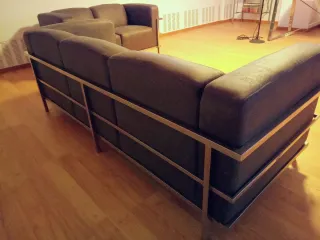 Sofás Piel 3+2+1 Diseño Vintage