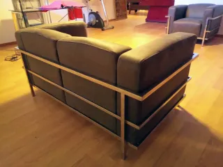 Sofás Piel 3+2+1 Diseño Vintage