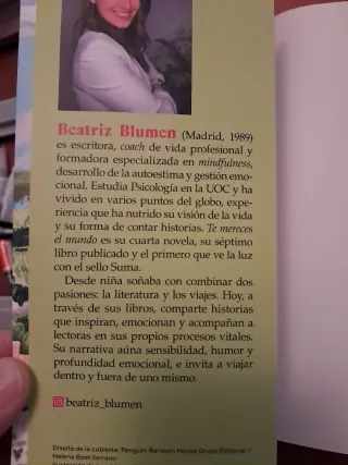 Te mereces el mundo.