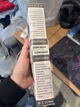 Colgador de Guitarra Rowin pared