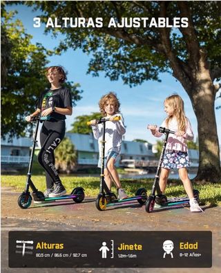 Patinete Eléctrico Infantil con Luces