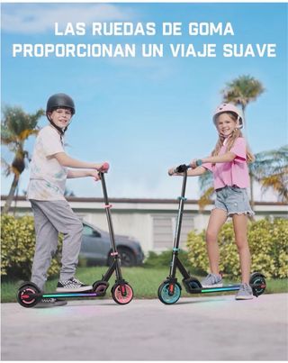 Patinete Eléctrico Infantil con Luces