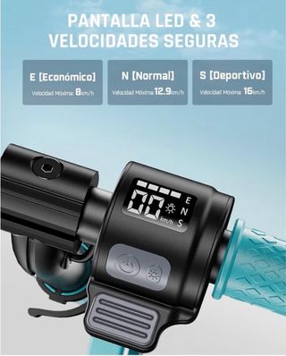 Patinete Eléctrico Infantil con Luces