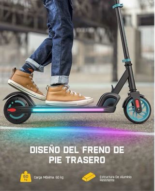 Patinete Eléctrico Infantil con Luces