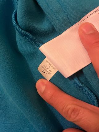 Sudadera Nike Azul con Capucha y Cremallera