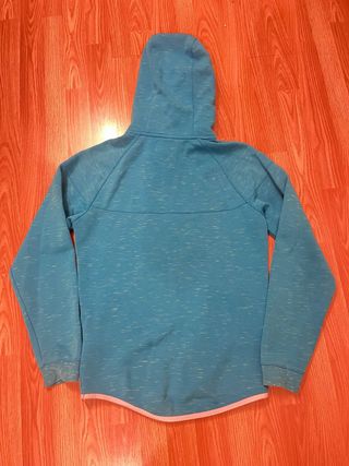Sudadera Nike Azul con Capucha y Cremallera