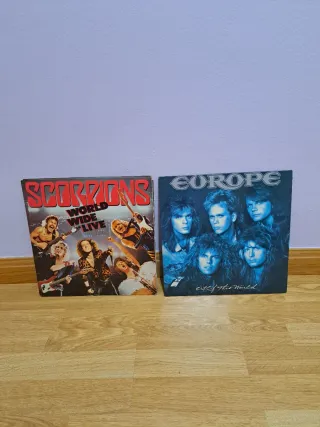 Vinilos Scorpions y Europe