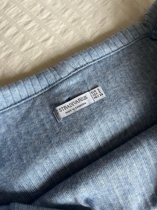 Jersey Stradivarius palabra de honor azul celeste