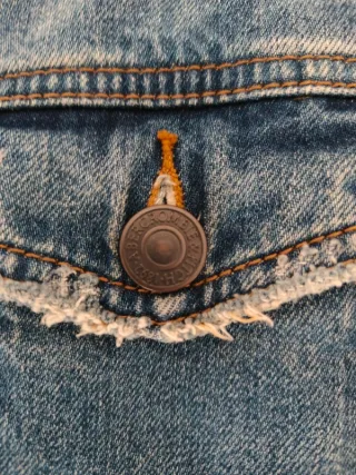 Chaqueta vaquera Abercrombie borreguillo M