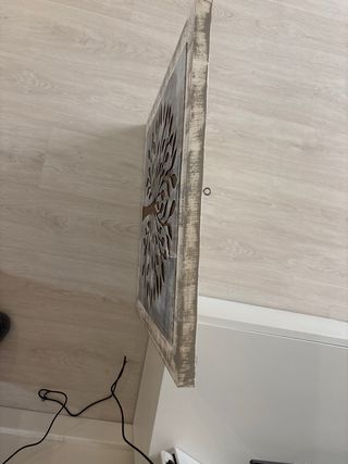 Cuadro decorativo árbol madera