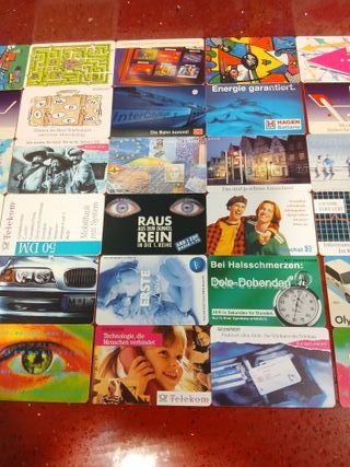 50 tarjetas telefónicas de Alemania