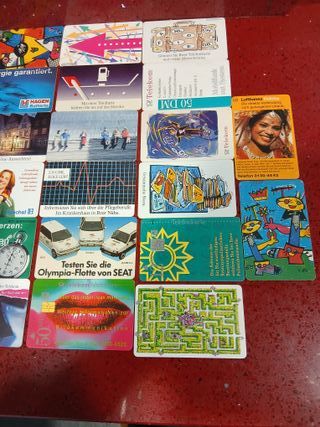 50 tarjetas telefónicas de Alemania