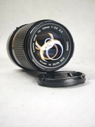 Canon FD 135mm 1:3.5 S.C. Objetivo