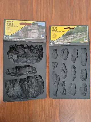 Kit Moldeo Rocas Woodland Scenics C1246 y C1234