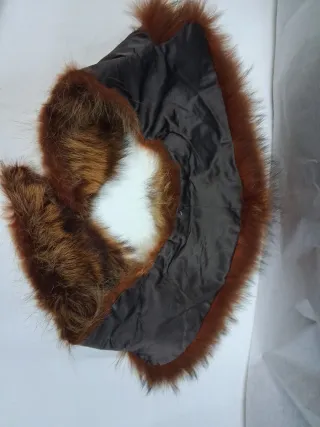 Collo stola scialle vera pelle lunghezza  cm 106