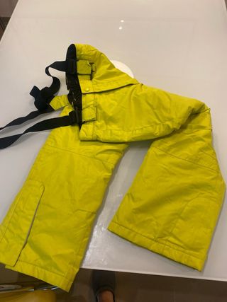Pantalón de esquí para niño con tirantes