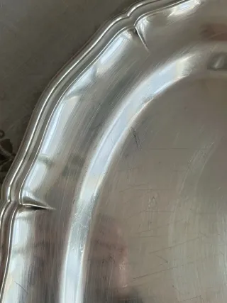 Vassoio Ovale vintage Silver Plated