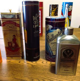 Scatole in Latta Vintage da Collezione