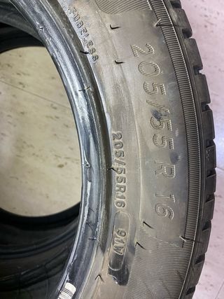 Neumáticos Michelin 205/55 R16 fecha 12/2024