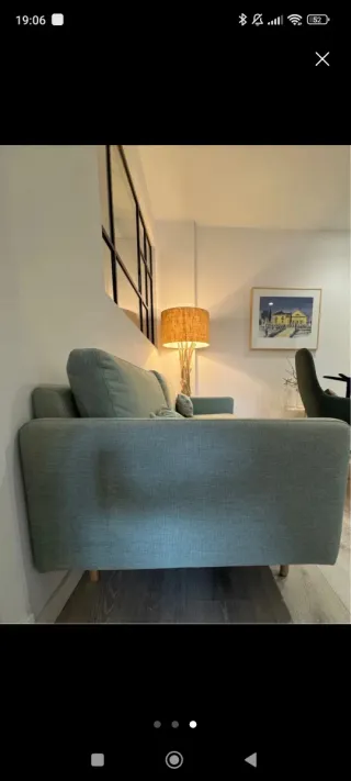 Sofá escandinavo de la marca Bolia.