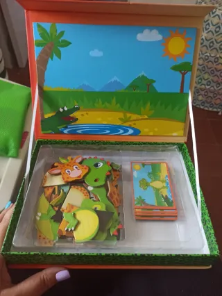 Puzzle imanes Playtive 80 piezas +3 años