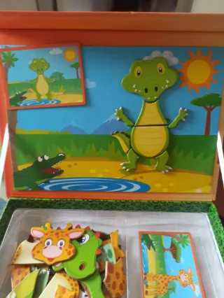 Puzzle imanes Playtive 80 piezas +3 años